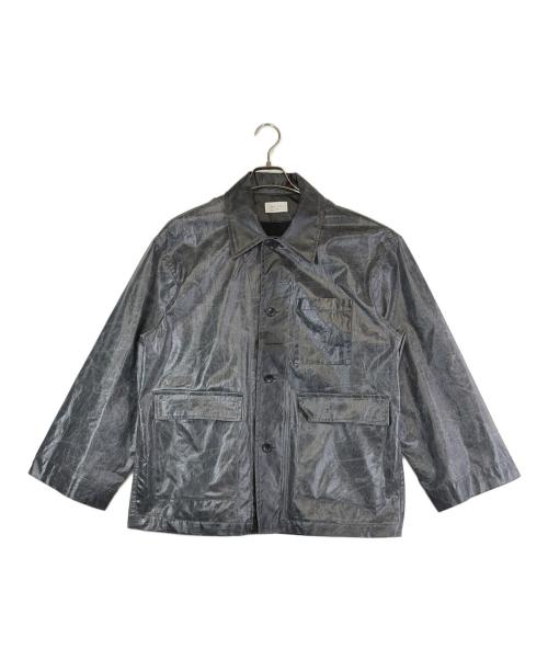 UNDECORATED（アンデコレイテッド）UNDECORATED (アンデコレイテッド) Coating Canvas Jacket/コーティング・キャンバス・ジャケット ブラック サイズ:SIZE 1（M）の古着・服飾アイテム