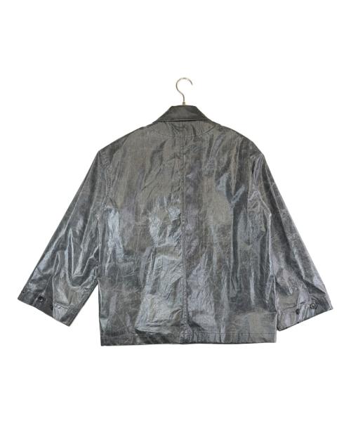 UNDECORATED（アンデコレイテッド）UNDECORATED (アンデコレイテッド) Coating Canvas Jacket/コーティング・キャンバス・ジャケット ブラック サイズ:SIZE 1（M）の古着・服飾アイテム