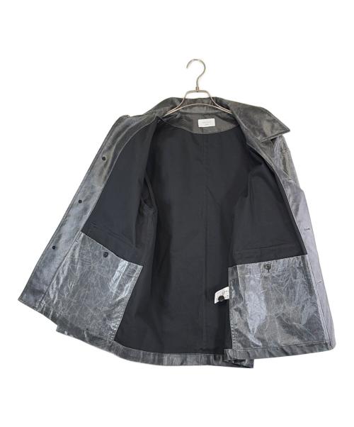 UNDECORATED（アンデコレイテッド）UNDECORATED (アンデコレイテッド) Coating Canvas Jacket/コーティング・キャンバス・ジャケット ブラック サイズ:SIZE 1（M）の古着・服飾アイテム