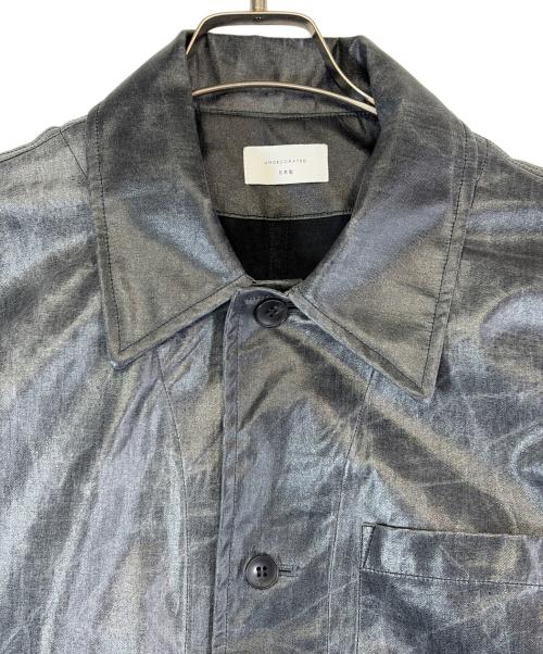 UNDECORATED（アンデコレイテッド）UNDECORATED (アンデコレイテッド) Coating Canvas Jacket/コーティング・キャンバス・ジャケット ブラック サイズ:SIZE 1（M）の古着・服飾アイテム