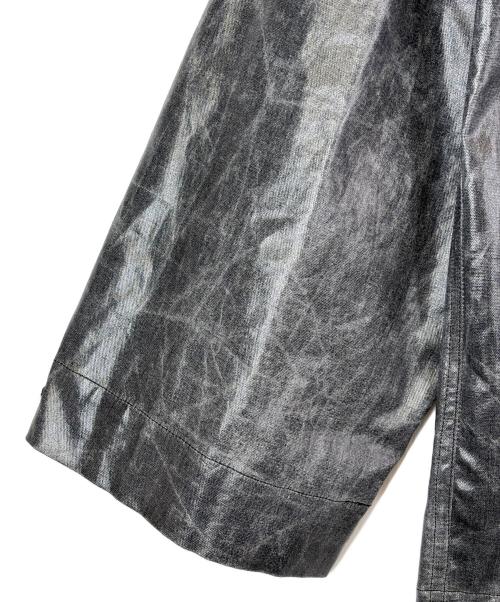 UNDECORATED（アンデコレイテッド）UNDECORATED (アンデコレイテッド) Coating Canvas Jacket/コーティング・キャンバス・ジャケット ブラック サイズ:SIZE 1（M）の古着・服飾アイテム
