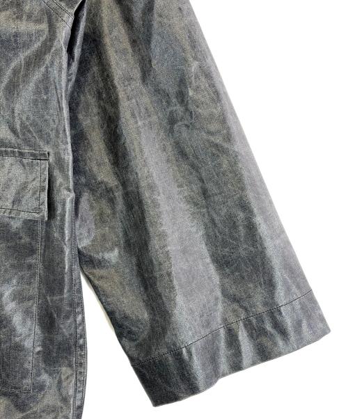 UNDECORATED（アンデコレイテッド）UNDECORATED (アンデコレイテッド) Coating Canvas Jacket/コーティング・キャンバス・ジャケット ブラック サイズ:SIZE 1（M）の古着・服飾アイテム