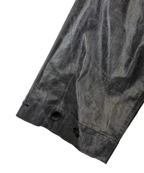 UNDECORATED（アンデコレイテッド）UNDECORATED (アンデコレイテッド) Coating Canvas Jacket/コーティング・キャンバス・ジャケット ブラック サイズ:SIZE 1（M）の古着・服飾アイテム