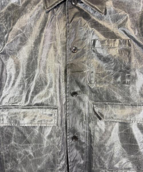 UNDECORATED（アンデコレイテッド）UNDECORATED (アンデコレイテッド) Coating Canvas Jacket/コーティング・キャンバス・ジャケット ブラック サイズ:SIZE 1（M）の古着・服飾アイテム