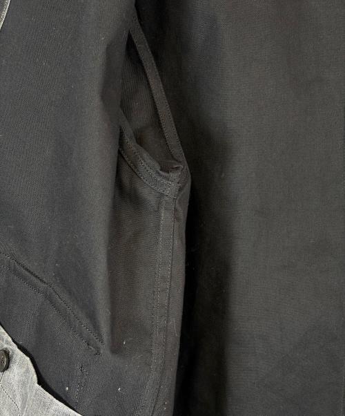 UNDECORATED（アンデコレイテッド）UNDECORATED (アンデコレイテッド) Coating Canvas Jacket/コーティング・キャンバス・ジャケット ブラック サイズ:SIZE 1（M）の古着・服飾アイテム