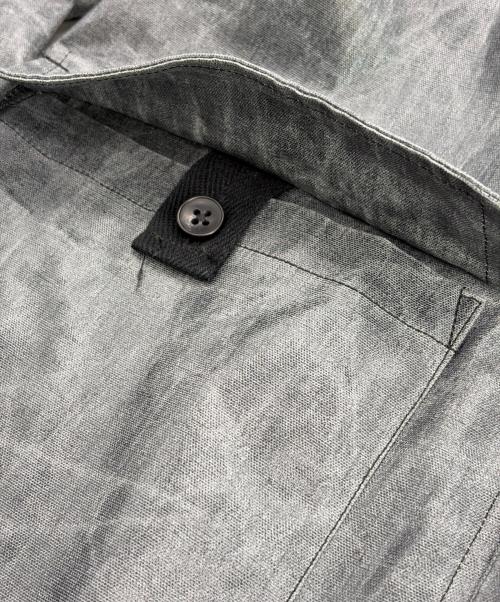UNDECORATED（アンデコレイテッド）UNDECORATED (アンデコレイテッド) Coating Canvas Jacket/コーティング・キャンバス・ジャケット ブラック サイズ:SIZE 1（M）の古着・服飾アイテム