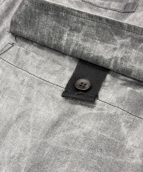 UNDECORATED（アンデコレイテッド）UNDECORATED (アンデコレイテッド) Coating Canvas Jacket/コーティング・キャンバス・ジャケット ブラック サイズ:SIZE 1（M）の古着・服飾アイテム