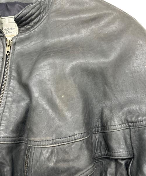 Christian Dior（クリスチャン ディオール）Christian Dior (クリスチャン ディオール) レザージャケット ブラウン サイズ:SIZE 40の古着・服飾アイテム
