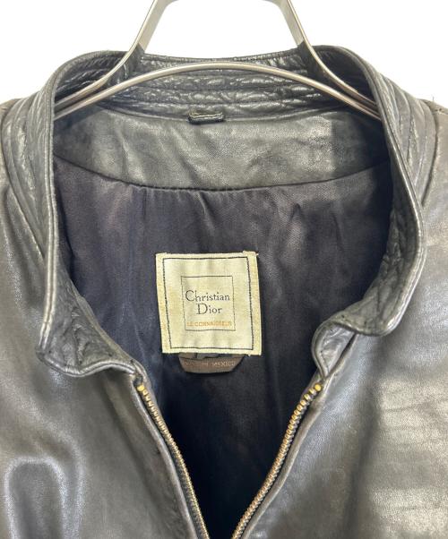 Liugoo Leathers（リューグーレザーズ）Liugoo Leathers (リューグーレザーズ) レザーダウンジャケット ブラック サイズ:SIZE Mの古着・服飾アイテム