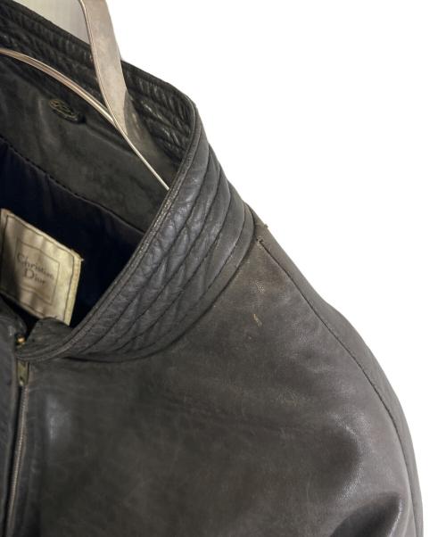 Liugoo Leathers（リューグーレザーズ）Liugoo Leathers (リューグーレザーズ) レザーダウンジャケット ブラック サイズ:SIZE Mの古着・服飾アイテム