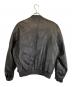 Liugoo Leathers (リューグーレザーズ) レザーダウンジャケット ブラック サイズ:SIZE M：10000円