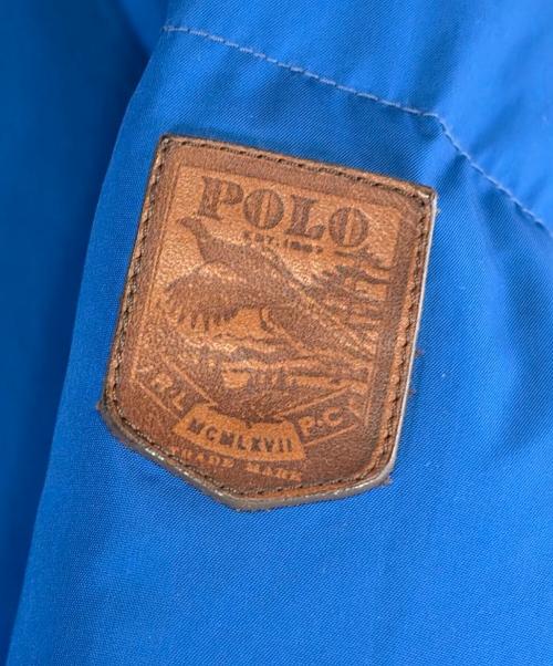 POLO RALPH LAUREN（ポロ・ラルフローレン）POLO RALPH LAUREN (ポロ・ラルフローレン) ダウンジャケット ブルー サイズ:SIZE Sの古着・服飾アイテム