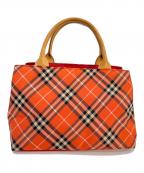 BURBERRYバーバリー）の古着「ハンドバッグ」｜レッド