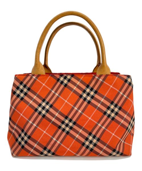 BURBERRY（バーバリー）BURBERRY (バーバリー) ハンドバッグ レッドの古着・服飾アイテム