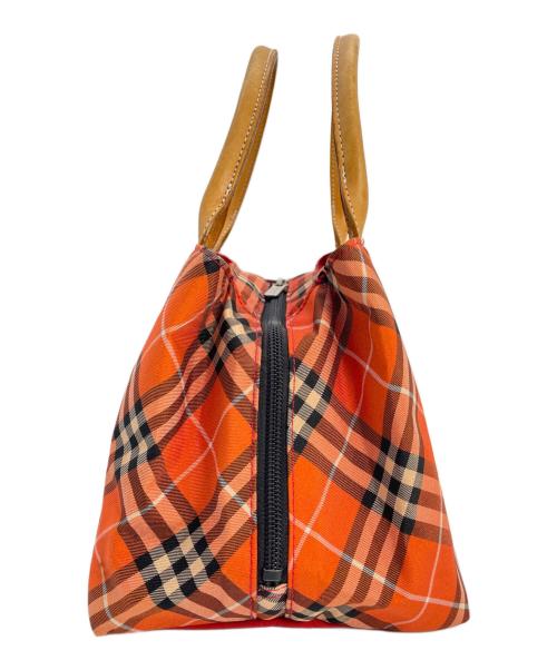 BURBERRY（バーバリー）BURBERRY (バーバリー) ハンドバッグ レッドの古着・服飾アイテム