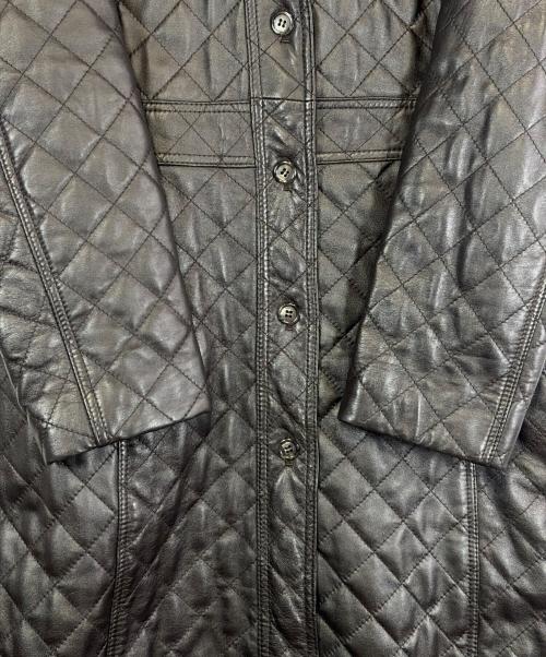BELLUCCI（ベルッチ）BELLUCCI (ベルッチ) ラムレザーコート ブラウン サイズ:SIZE Freeの古着・服飾アイテム