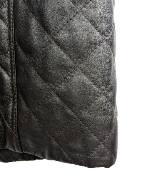 BELLUCCI（ベルッチ）BELLUCCI (ベルッチ) ラムレザーコート ブラウン サイズ:SIZE Freeの古着・服飾アイテム