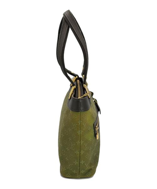 LOUIS VUITTON（ルイ ヴィトン）LOUIS VUITTON (ルイ ヴィトン) ミニ ルシーユPM グリーン×ダークブラウンの古着・服飾アイテム