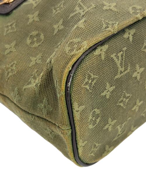 LOUIS VUITTON（ルイ ヴィトン）LOUIS VUITTON (ルイ ヴィトン) ミニ ルシーユPM グリーン×ダークブラウンの古着・服飾アイテム