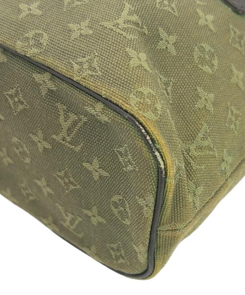LOUIS VUITTON（ルイ ヴィトン）LOUIS VUITTON (ルイ ヴィトン) ミニ ルシーユPM グリーン×ダークブラウンの古着・服飾アイテム