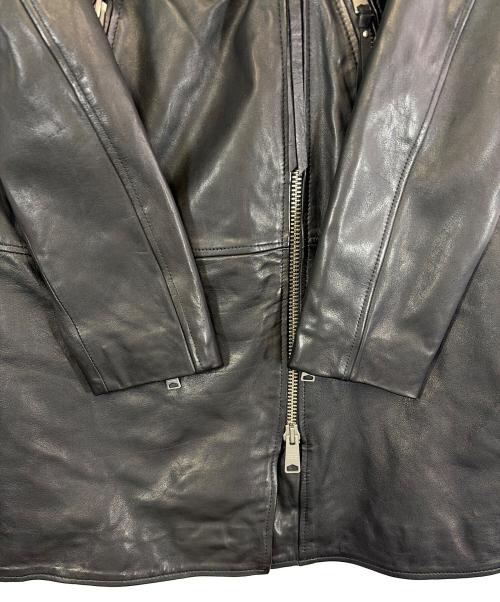 ALL SAINTS（オールセインツ）ALL SAINTS (オールセインツ) レザーライダースジャケット ブラック サイズ:SIZE M (US 6)の古着・服飾アイテム