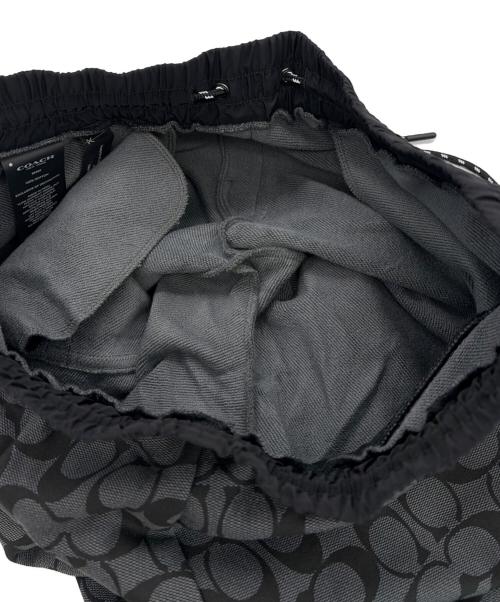COACH（コーチ）COACH (コーチ) シグネチャージョガーパンツ グレー×ブラック サイズ:SIZE S 未使用品の古着・服飾アイテム