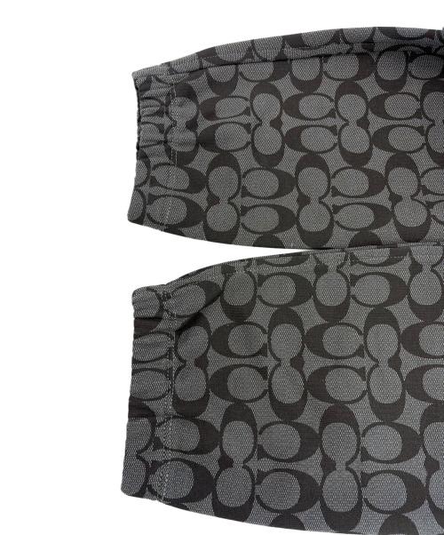 COACH（コーチ）COACH (コーチ) シグネチャージョガーパンツ グレー×ブラック サイズ:SIZE S 未使用品の古着・服飾アイテム