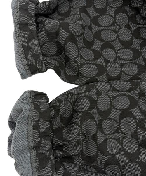 COACH（コーチ）COACH (コーチ) シグネチャージョガーパンツ グレー×ブラック サイズ:SIZE S 未使用品の古着・服飾アイテム