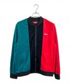 SUPREMEシュプリーム）の古着「ベロアジップアップジャケット」｜マルチカラー