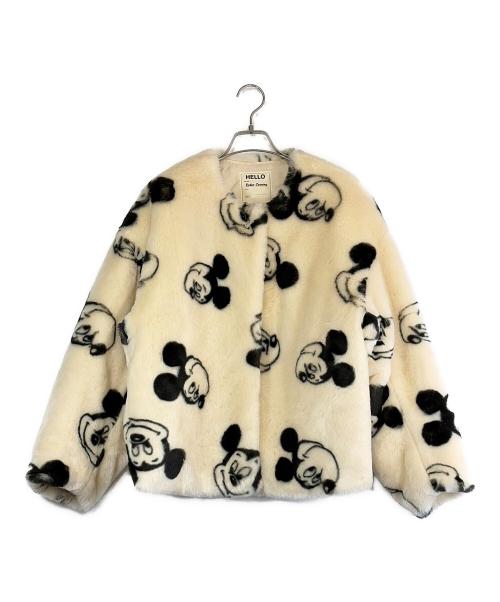 RODEO CROWNS（ロデオクラウン）RODEO CROWNS (ロデオクラウン) ファージャケット アイボリー サイズ:SIZE Freeの古着・服飾アイテム
