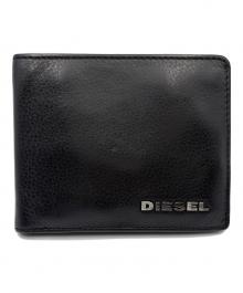 DIESEL（ディーゼル）の古着「2つ折り財布」｜ブラック