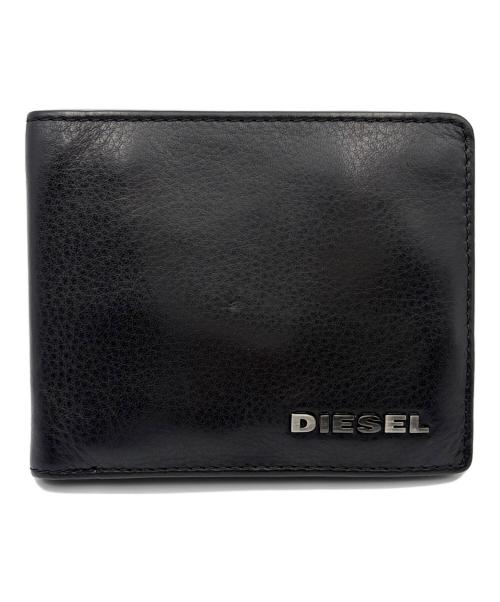 DIESEL（ディーゼル）DIESEL (ディーゼル) 2つ折り財布 ブラックの古着・服飾アイテム