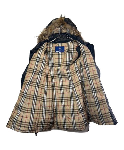 BURBERRY BLUE LABEL（バーバリー ブルー レーベル）BURBERRY BLUE LABEL (バーバリー ブルー レーベル) ダウンコート ブラック サイズ:SIZE Mの古着・服飾アイテム