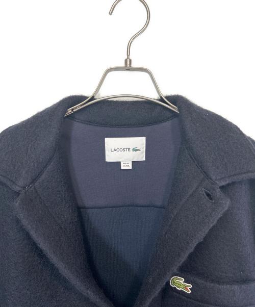 LACOSTE（ラコステ）LACOSTE (ラコステ) ウールブレンドフェルトオーバーシャツ ネイビー サイズ:US M/Lの古着・服飾アイテム
