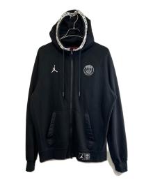JORDAN×Paris Saint-Germain（ジョーダン×パリサンジェルマン）の古着「ジップパーカー」｜ブラック