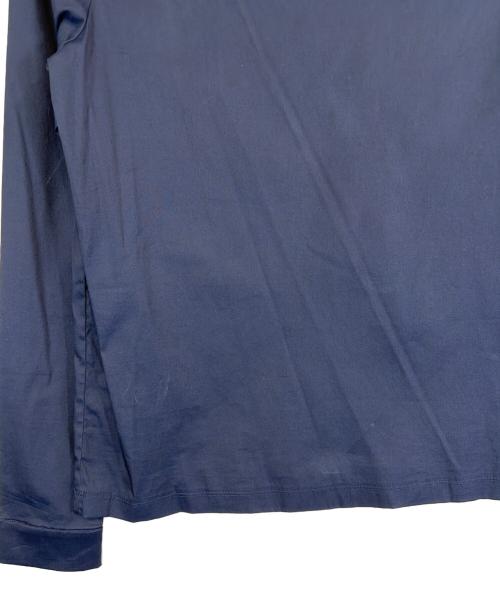 PRADA（プラダ）PRADA (プラダ) 長袖ブラウス ネイビー サイズ:SIZE 38（M）の古着・服飾アイテム