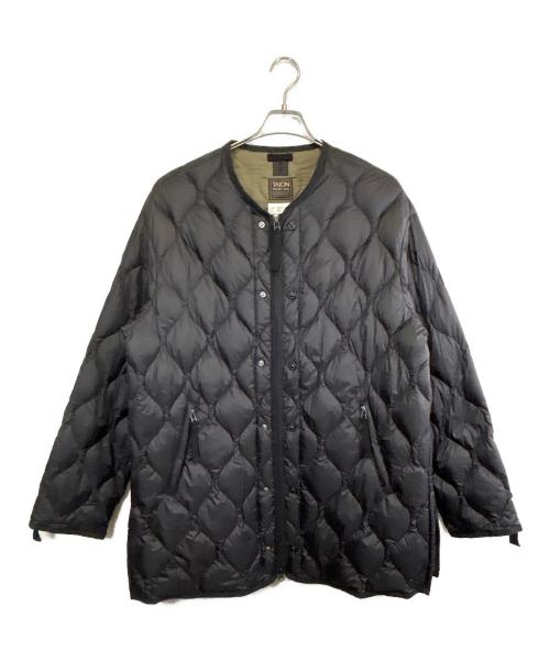 TAION（タイオン）TAION (タイオン) ミリタリー M65 ライナーWジップ ダウンジャケット ブラック サイズ:SIZE Lの古着・服飾アイテム