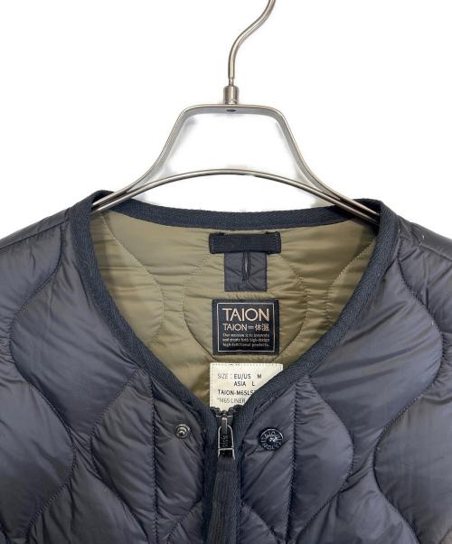 TAION（タイオン）TAION (タイオン) ミリタリー M65 ライナーWジップ ダウンジャケット ブラック サイズ:SIZE Lの古着・服飾アイテム