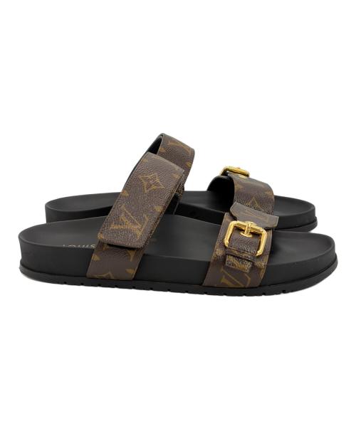 LOUIS VUITTON（ルイ ヴィトン）LOUIS VUITTON (ルイ ヴィトン) ボンディアミュール ブラウン サイズ:SIZE 39(25cm）の古着・服飾アイテム