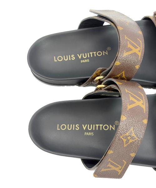 LOUIS VUITTON（ルイ ヴィトン）LOUIS VUITTON (ルイ ヴィトン) ボンディアミュール ブラウン サイズ:SIZE 39(25cm）の古着・服飾アイテム