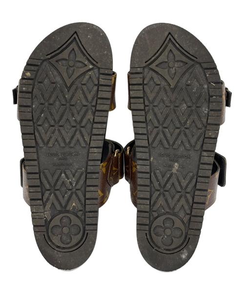LOUIS VUITTON（ルイ ヴィトン）LOUIS VUITTON (ルイ ヴィトン) ボンディアミュール ブラウン サイズ:SIZE 39(25cm）の古着・服飾アイテム