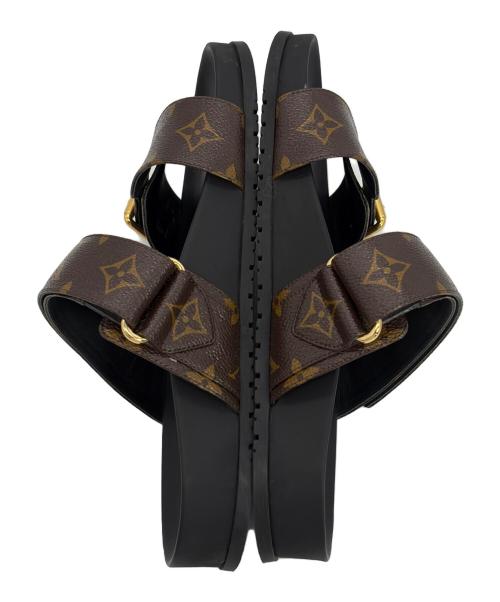 LOUIS VUITTON（ルイ ヴィトン）LOUIS VUITTON (ルイ ヴィトン) ボンディアミュール ブラウン サイズ:SIZE 39(25cm）の古着・服飾アイテム