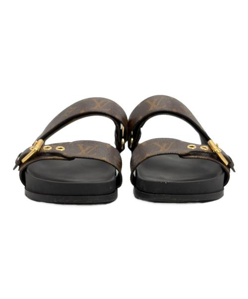 LOUIS VUITTON（ルイ ヴィトン）LOUIS VUITTON (ルイ ヴィトン) ボンディアミュール ブラウン サイズ:SIZE 39(25cm）の古着・服飾アイテム