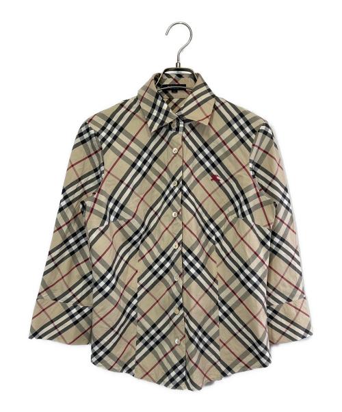 BURBERRY LONDON（バーバリーロンドン）BURBERRY LONDON (バーバリーロンドン) 長袖シャツ ベージュ サイズ:SIZE 40の古着・服飾アイテム