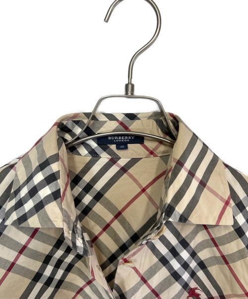 BURBERRY LONDON（バーバリーロンドン）BURBERRY LONDON (バーバリーロンドン) 長袖シャツ ベージュ サイズ:SIZE 40の古着・服飾アイテム
