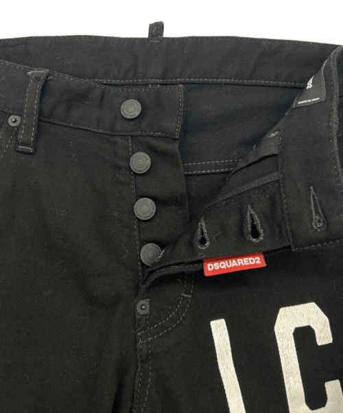 DSQUARED2（ディースクエアード）DSQUARED2 (ディースクエアード) デニムパンツ ブラック サイズ:SIZE 48の古着・服飾アイテム