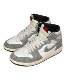 NIKE（ナイキ）の古着「ハイカットスニーカー/Air Jordan 1 Retro High OG/エア ジョーダン 1 レトロ ハイ OG」｜ホワイト×グレー