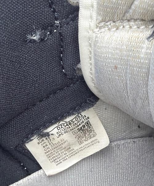 NIKE（ナイキ）NIKE (ナイキ) ハイカットスニーカー/Air Jordan 1 Retro High OG/エア ジョーダン 1 レトロ ハイ OG ホワイト×グレー サイズ:SIZE 27.5cmの古着・服飾アイテム