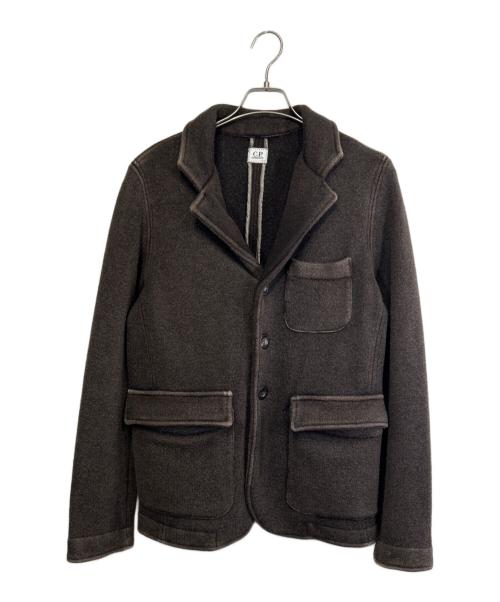 C.P COMPANY（シーピーカンパニー）C.P COMPANY (シーピーカンパニー) 3Bニットテーラードジャケット ブラウン サイズ:SIZE 48の古着・服飾アイテム