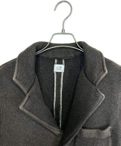 C.P COMPANY（シーピーカンパニー）C.P COMPANY (シーピーカンパニー) 3Bニットテーラードジャケット ブラウン サイズ:SIZE 48の古着・服飾アイテム